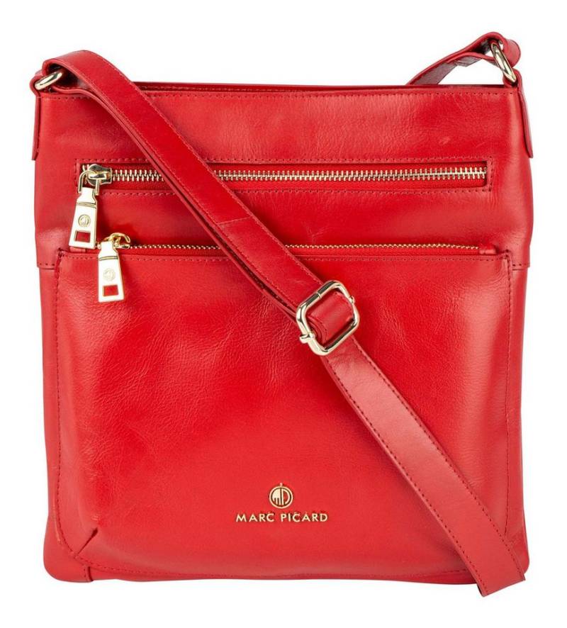 Marc Picard Umhängetasche Crossover Bag, aus echtem Rindsleder von Marc Picard