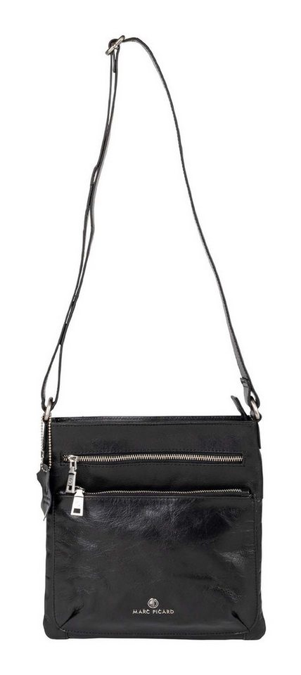 Marc Picard Umhängetasche Crossover Bag, aus echtem Rindsleder von Marc Picard