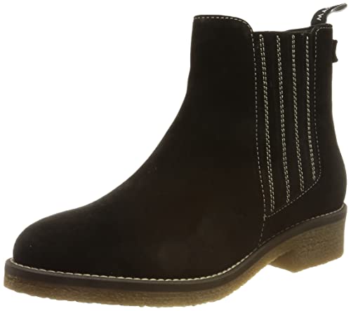 Marc Shoes Angele - Schlupfstiefelette, Damen Boot, black, Wildleder von Marc Shoes