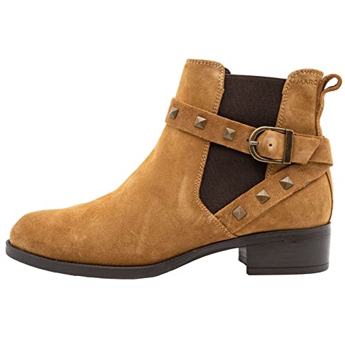 Marc Shoes Damen casual Stiefelette Nubuk medium Fußbett: nicht herausnehmbar 38,0 Cow Suede cognac von Marc Shoes