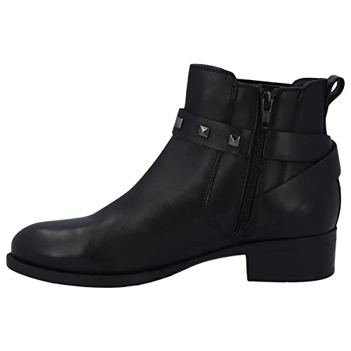 Marc Shoes Damen casual Stiefelette Nubuk medium Fußbett: nicht herausnehmbar 39,0 Leather black von Marc Shoes