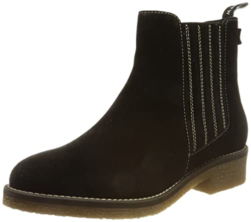 Marc Shoes Damen casual Boots Nubuk medium Fußbett: nicht herausnehmbar 36,0 Cow Suede black von Marc Shoes