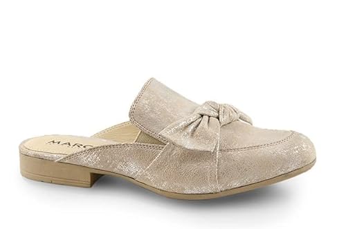 Marc Shoes Damen Casual Sabot Glattleder medium Fußbett: Nicht herausnehmbar 36,0 Caruso Nude von Marc Shoes