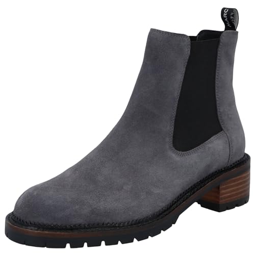 Marc Shoes Damen casual Boots Nubuk medium Fußbett: nicht herausnehmbar 39,0 Cow Suede grey von Marc Shoes