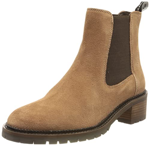 Marc Shoes Damen casual Boots Nubuk medium Fußbett: nicht herausnehmbar 39,0 Cow Suede sesamo von Marc Shoes