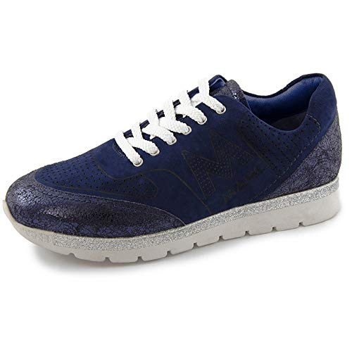 Marc Shoes Liv, Damen Sneaker, Blau (Sheep-Suede Dark Blue 00790), 41 EU (7.5 UK) von Marc Shoes