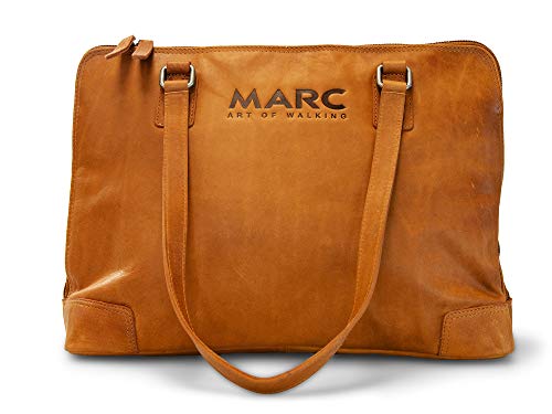 Marc Shoes Damen Mailand Henkeltasche Braun (Leather Cognac) von Marc Shoes