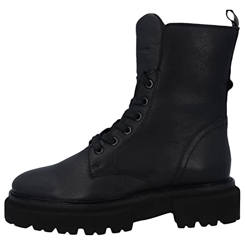 Marc Shoes Damen casual Boots Glattleder medium Fußbett: nicht herausnehmbar 40,0 Leather black von Marc Shoes