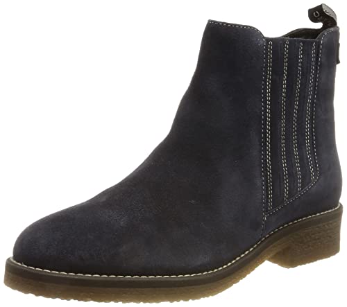 Marc Shoes Damen casual Boots Nubuk medium Fußbett: nicht herausnehmbar 37,0 Cow Suede navy von Marc Shoes