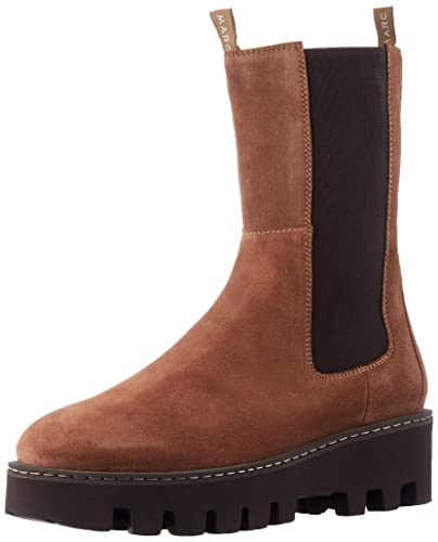 Marc Shoes Damen casual Boots Nubuk medium Fußbett: nicht herausnehmbar 38,0 Cow Suede sesamo von Marc Shoes