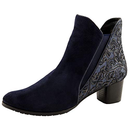 Marc Shoes Giulia, Damen Stiefeletten, Blau (Goat Suede Blue 00916), 40 EU (6.5 UK) von Marc Shoes