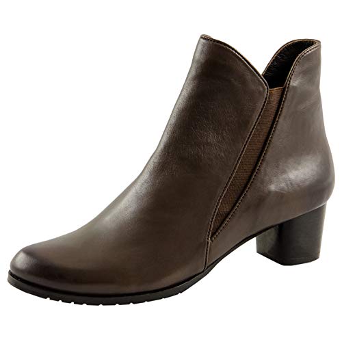 Marc Shoes Giulia, Damen Stiefeletten, Braun (Cow Ox Milled Dark Brown 00917), 42 EU (8 UK) von Marc Shoes