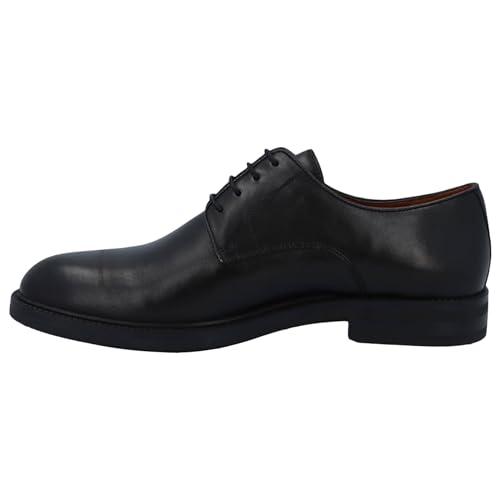 Marc Shoes Herren Casual Halbschuh Nubuk medium Fußbett: Nicht herausnehmbar 40,0 Leather Black von Marc Shoes