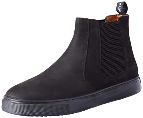 Marc Shoes Herren Fero Chelsea-Stiefel, Nubuk Black, 40 EU von Marc Shoes