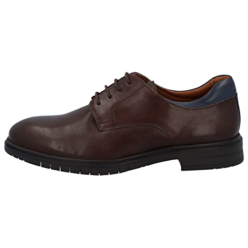 Marc Shoes Herren Rayan Oxford Schuh, Leather Dark Brown, 45 EU von Marc Shoes