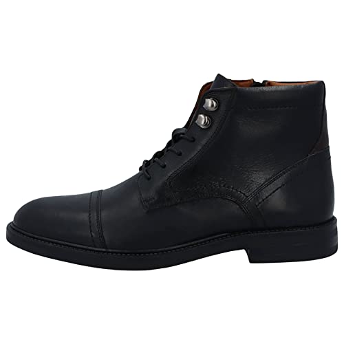 Marc Shoes Herren casual Boots Glattleder medium Fußbett: nicht herausnehmbar 40,0 Leather black von Marc Shoes