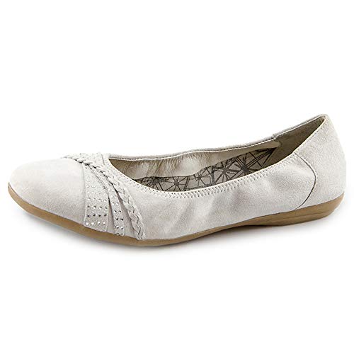 Marc Shoes Janine, Damen Geschlossene Ballerinas, Weiß (Kid Suede White 00742), 37 EU (4.5 UK) von Marc Shoes