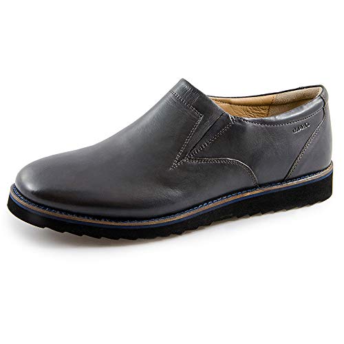 Marc Shoes London, Herren Slipper, Grau (Mara Soft Ox Milled Dark Grey 00596), 42 EU (8 UK) von Marc Shoes