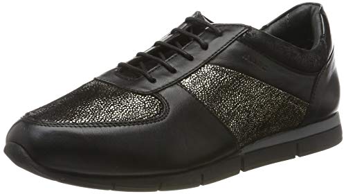 Marc Shoes Lotta, Damen Sneaker, Schwarz (Cow Ox Milled-Goat Suede Black 00927), 42 EU (8 UK) von Marc Shoes