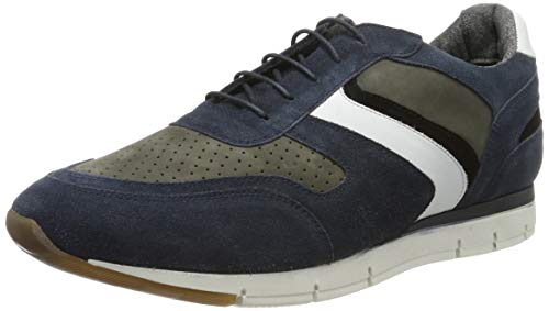 Marc Shoes Luca, Herren Sneaker, Grau (Cow Suede-Nubuk Grey-Combi 00816), 42 EU (8 UK) von Marc Shoes