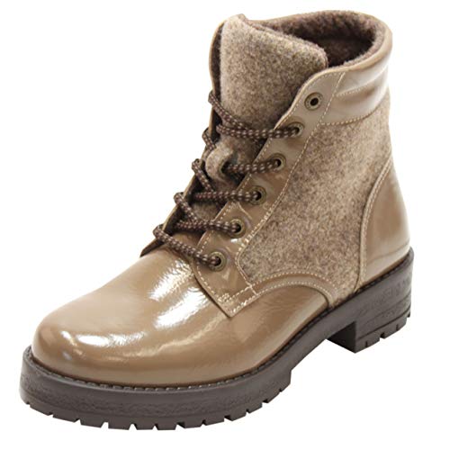 Marc Shoes Melissa, Damen Stiefeletten, Grau (Naplack-Felt Taupe 00636), 36 EU (3.5 UK) von Marc Shoes