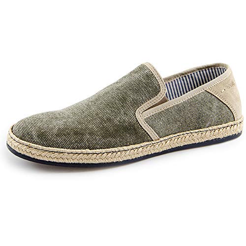 Marc Shoes Newport, Herren Slipper, Grün (Canvas-Cow Suede Military 00175), 44 EU (9.5 UK) von Marc Shoes