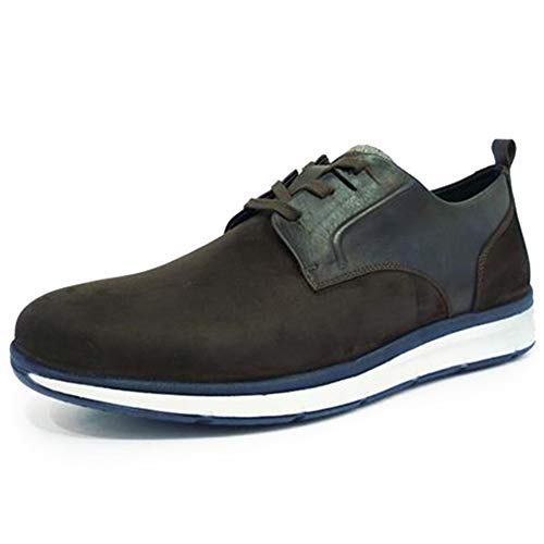 Marc Shoes Paolo, Herren Sneaker, Braun (Cow Comax-Suede Dark Grey 00931), 40 EU (6.5 UK) von Marc Shoes
