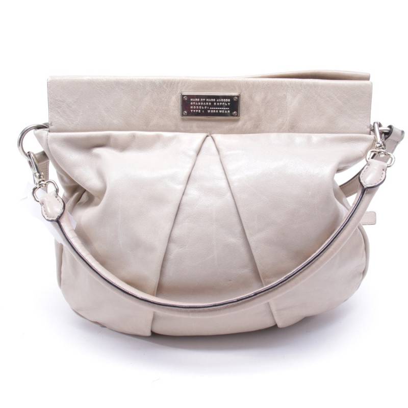 Marc by Marc Jacobs Classic Q Hillier Hobo Schultertasche Beige von Marc by Marc Jacobs