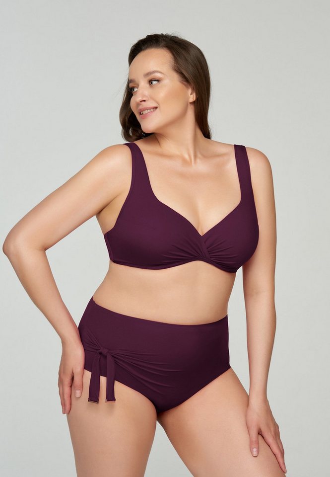 Marc&André Bandeau-Bikini-Top Solid Line, aus hochwertiger 4-Wege Stretch von Marc&André