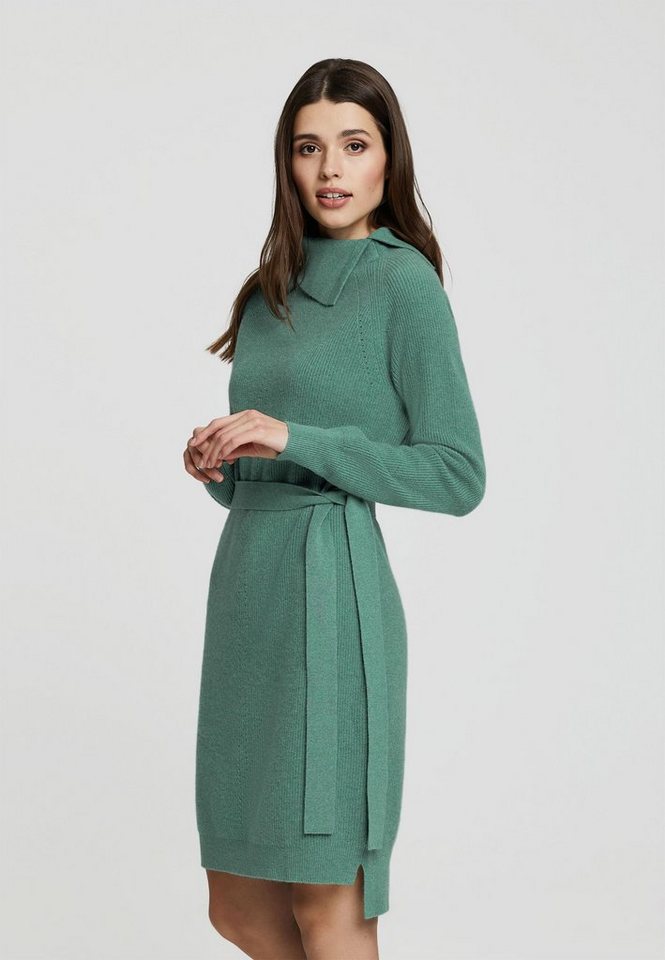 Marc&André Strickkleid ELEGANT CONTUR mit Gürteldurchzug von Marc&André