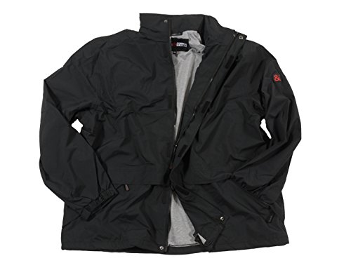 Marc & Mark Funktions- Regenjacke in Herrenübergröße bis 12XL, schwarz, Größe:10XL von Marc & Mark