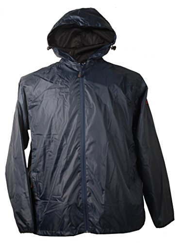 Marc & Mark Leichte Regenjacke in Herrenübergröße bis 12XL, blau, Größe:10XL von Marc & Mark