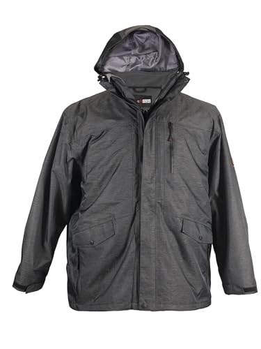 Marc & Mark 3 in 1 Winter - Funktionsjacke ' Zermatt ' in großen Größen bis 10XL, Größe:10XL von Marc & Mark