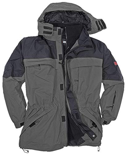 Marc&Mark Echte Übergrößen ! 3in1 Jacke Davos in Übergröße, Herrenjacke, Winterjacke 8XL anthrazit von Marc & Mark