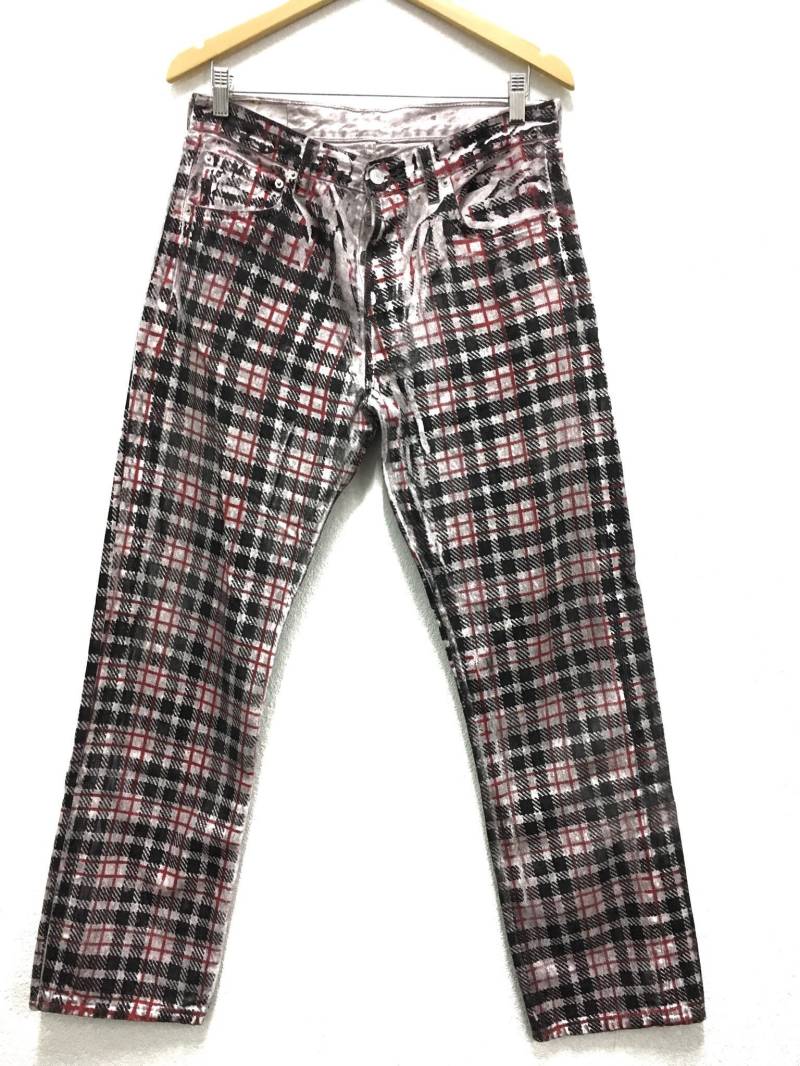 Levi's Clothing 501 Vortex Designer Tartan Art Levi's Clothing 501 Vortex Designer Tartan Art von Marcdaus
