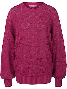 Rundhals-Pullover Marcel Ostertag pink von Marcel Ostertag