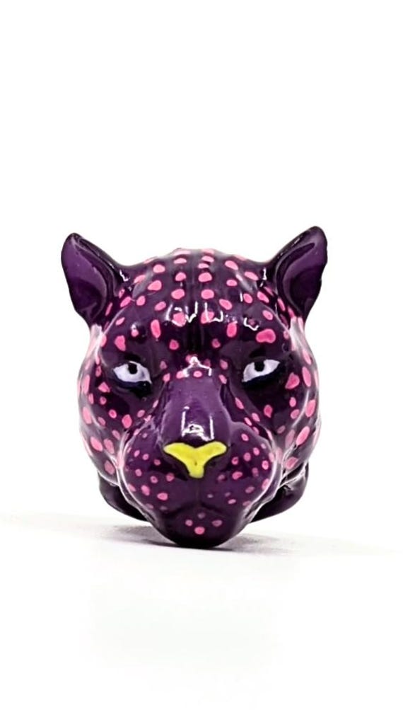 Feigenleopardenring - 3D-Leopardenring von MarcelaLopezArt