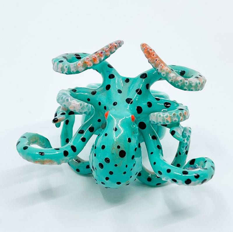 Oktopusring - 3D-Oktopus 3D-Ring von MarcelaLopezArt
