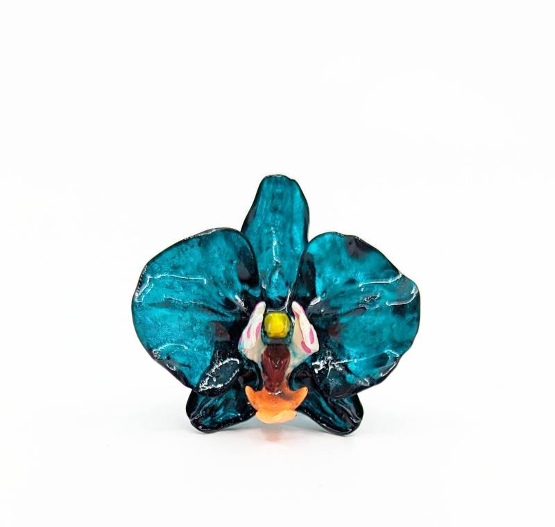 Orchideenring - 3D Orchidee Ring von MarcelaLopezArt