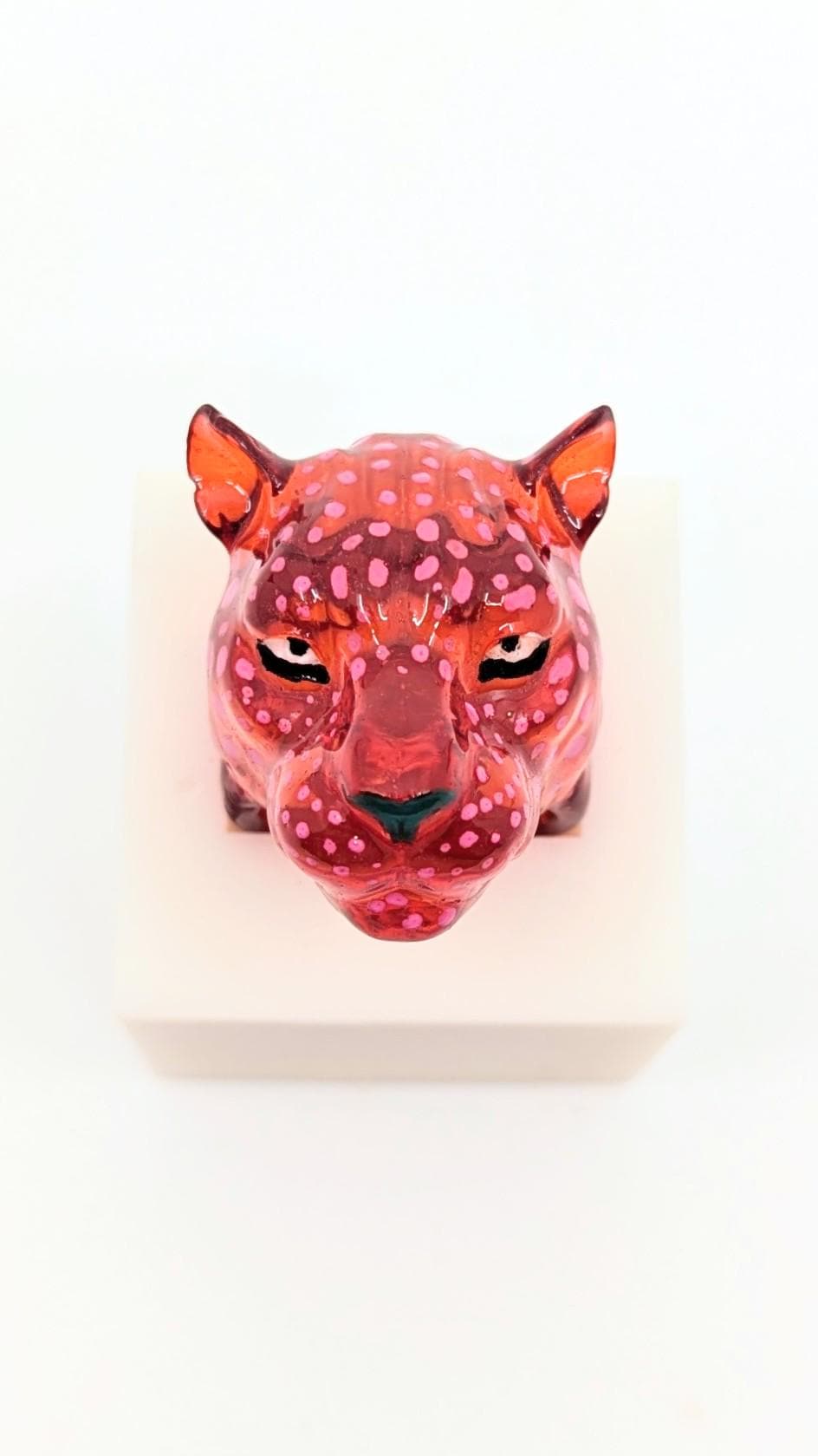 Feuerball Leopardenring - 3D von MarcelaLopezArt
