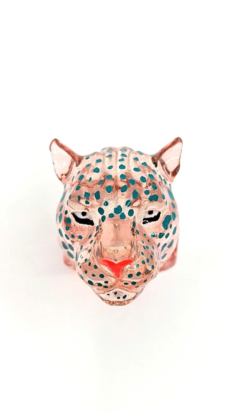 Rosé Leopardenring - 3D von MarcelaLopezArt