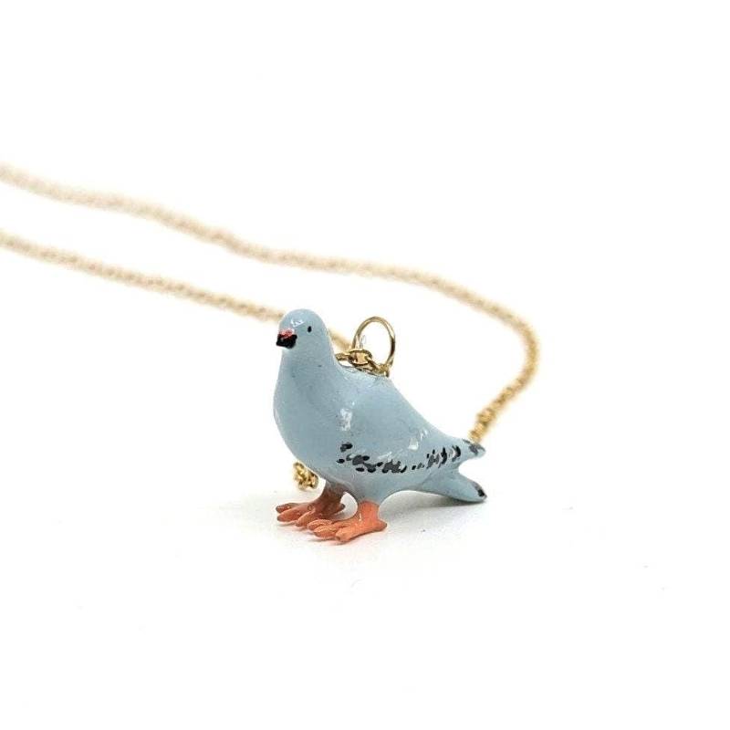 Taubenkette - 3D-Taubenanhänger von MarcelaLopezArt