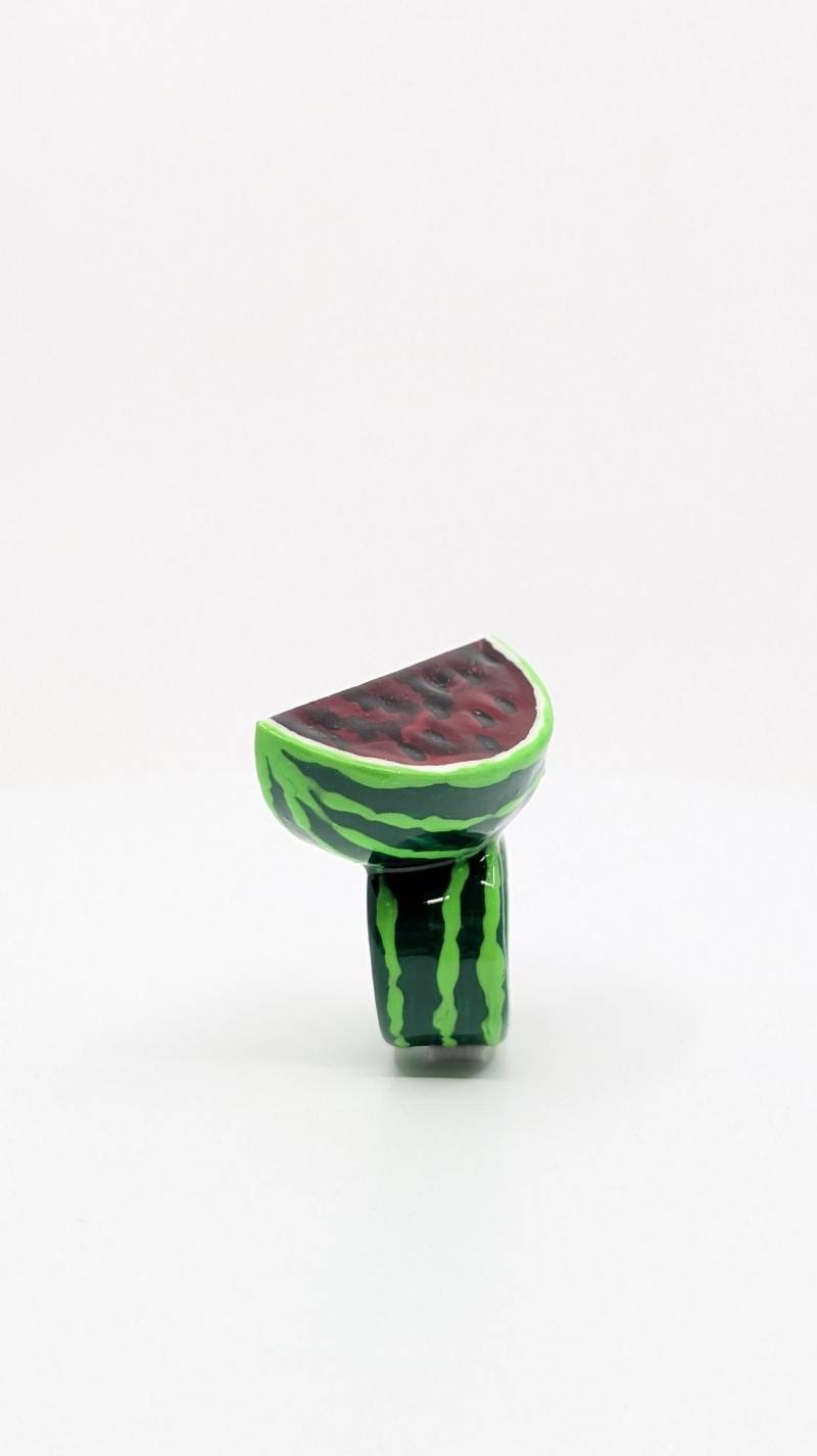 Wassermelonen-Zuckerring - 3D-Wassermelonenring von MarcelaLopezArt