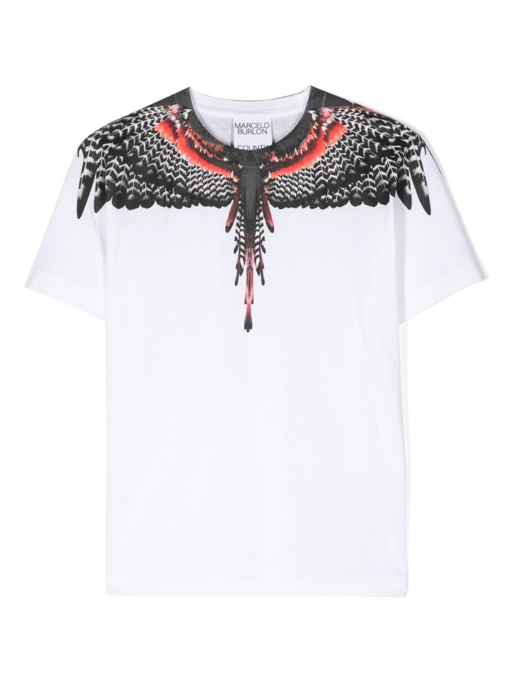 Marcelo Burlon County Of Milan Kids Grizzly Wings T-Shirt - Weiß von Marcelo Burlon County Of Milan Kids