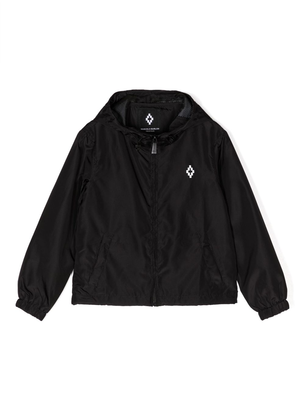 Marcelo Burlon County Of Milan Kids Windbreaker mit Löwen-Print - Schwarz von Marcelo Burlon County Of Milan Kids