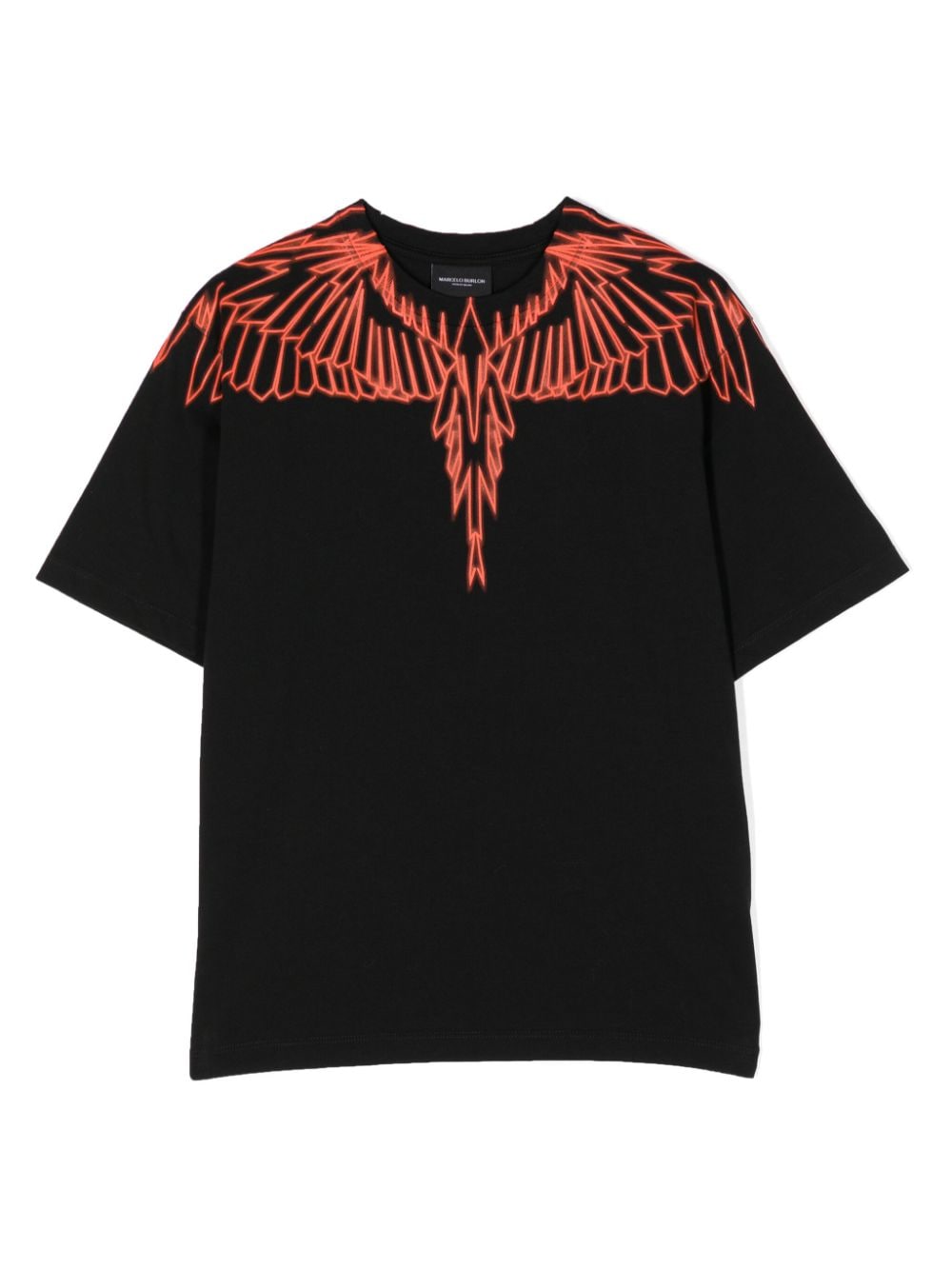 Marcelo Burlon County Of Milan Kids T-Shirt mit Flügel-Print - Schwarz von Marcelo Burlon County Of Milan Kids