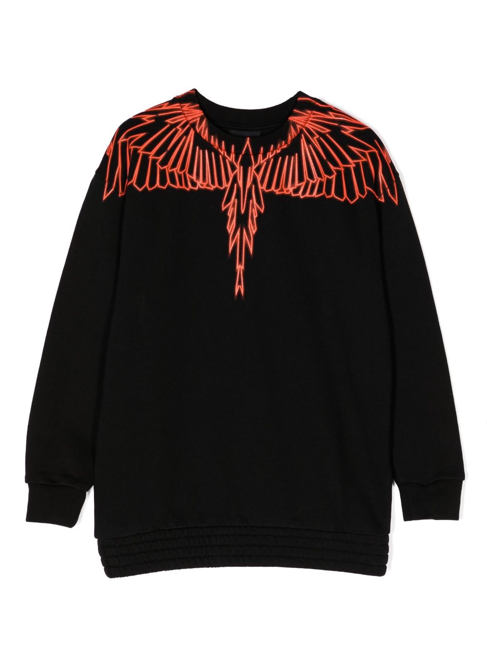 Marcelo Burlon County Of Milan Kids Sweatshirt mit Flügel-Print - Schwarz von Marcelo Burlon County Of Milan Kids