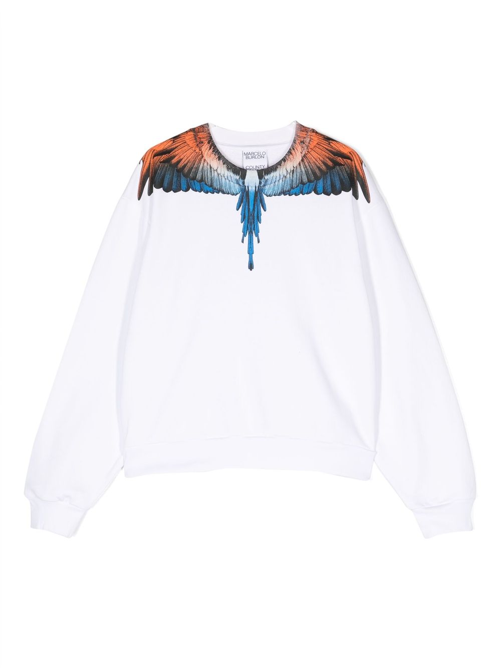 Marcelo Burlon County Of Milan Kids Pullover mit grafischem Print - Weiß von Marcelo Burlon County Of Milan Kids