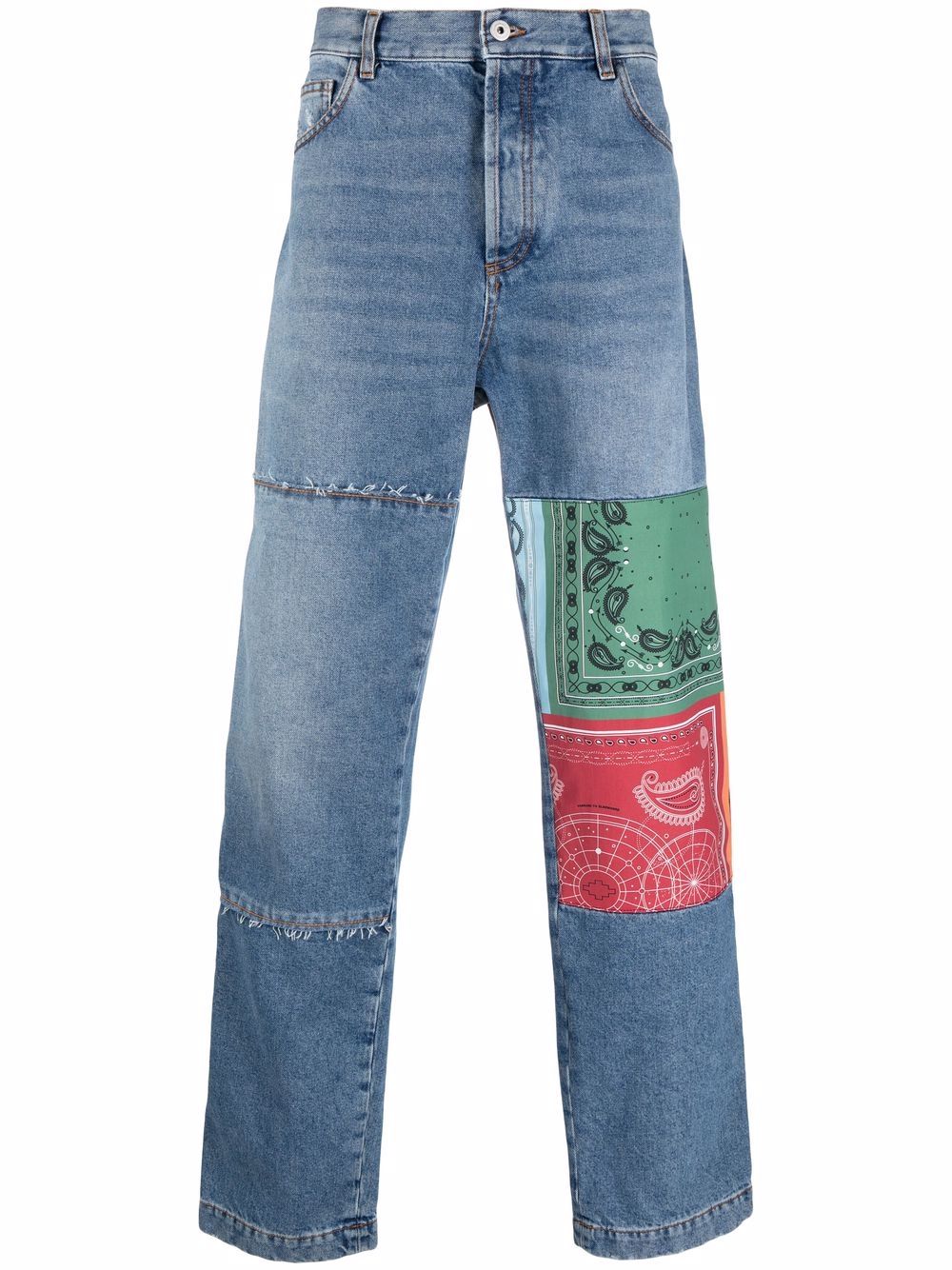 Marcelo Burlon County of Milan Jeans im Patchwork-Look - Blau von Marcelo Burlon County of Milan