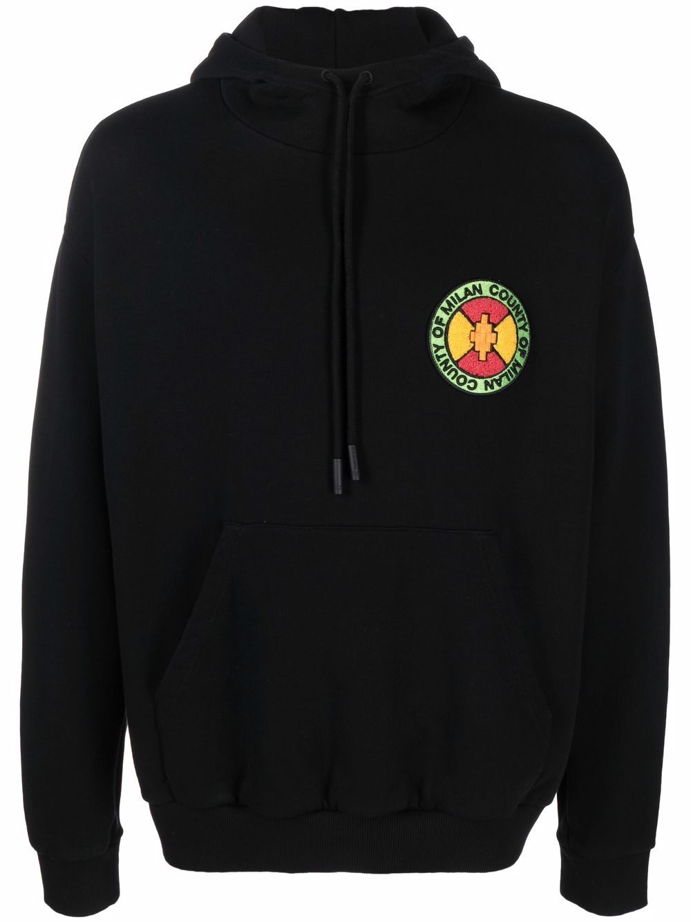 Marcelo Burlon County of Milan Hoodie mit County Park-Patch - Schwarz von Marcelo Burlon County of Milan